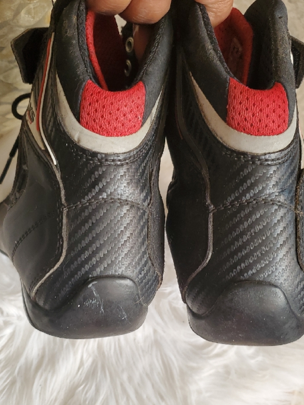 TCx Black High-Top Motocycle  Sneakers Boots Size 11 - Picture 7 of 17